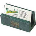 Green Marble Awards & Desk Accessories - business Card Holder